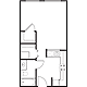 Studio -480 Floorplan Image