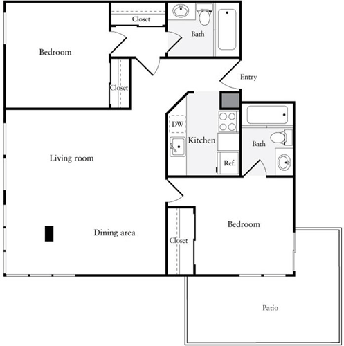 3+ Bedrooms A floorplan