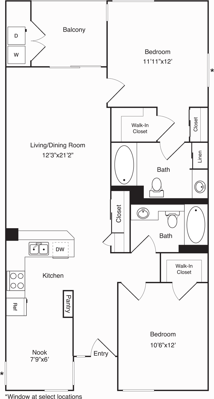 E-The Crown floorplan