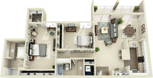 2 Bedroom I