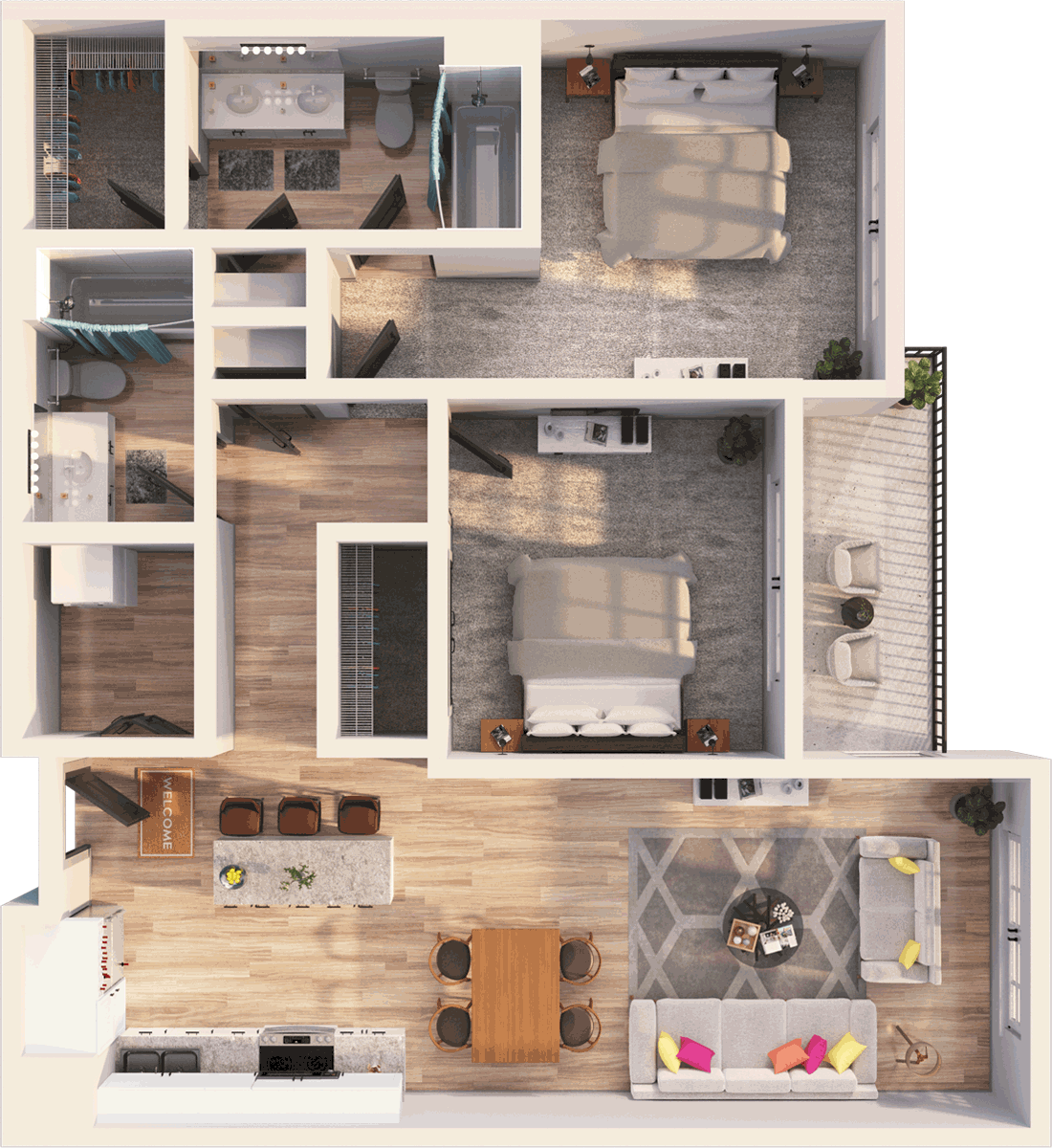 Maple floor plan