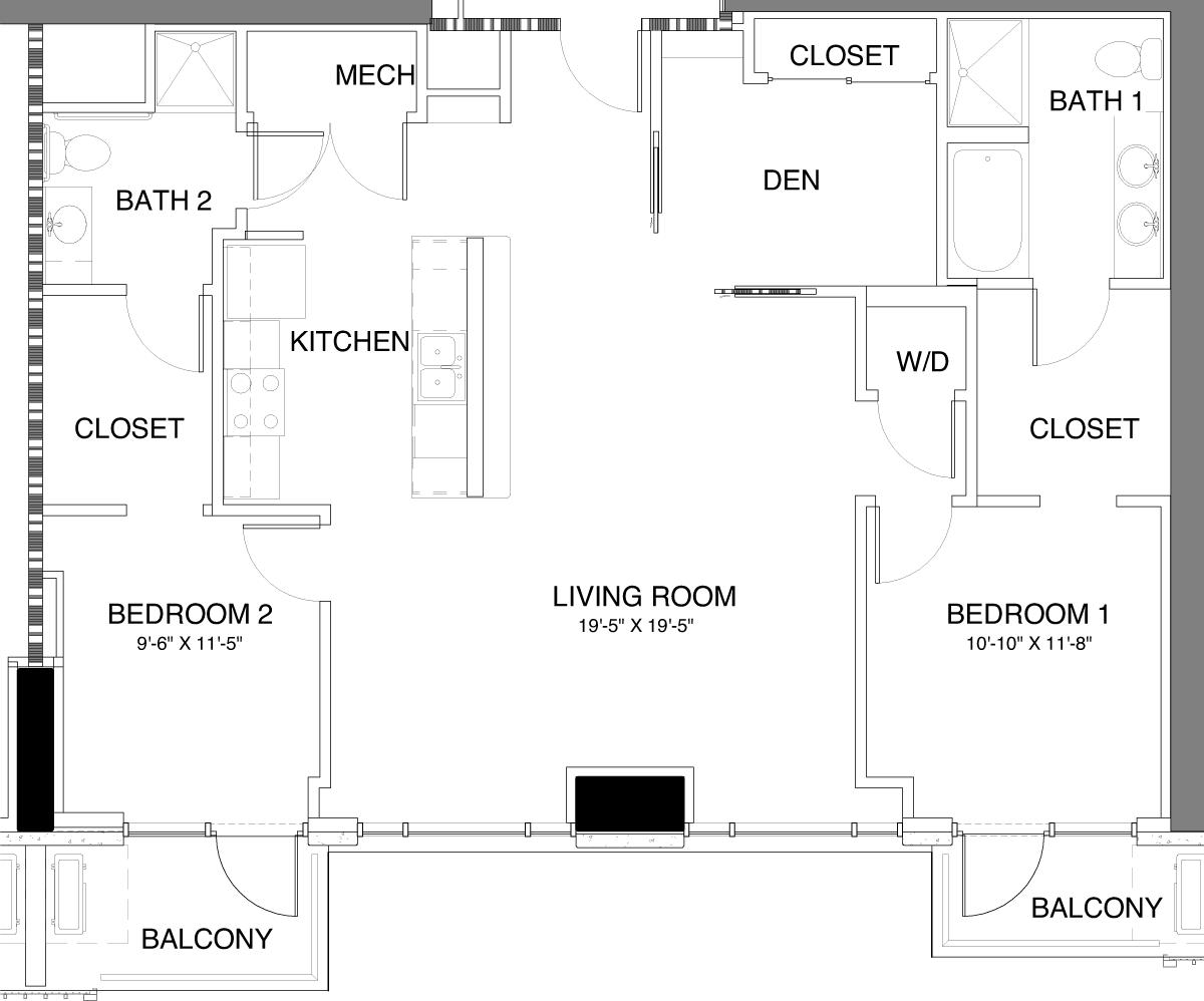 T floorplan