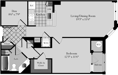 C1-A1 floorplan