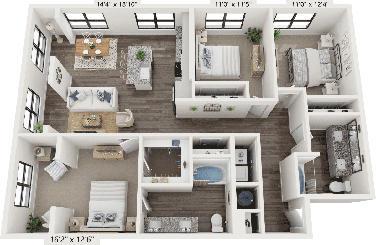 C1A floorplan