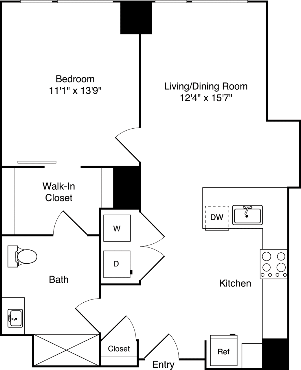 1 Bedroom N