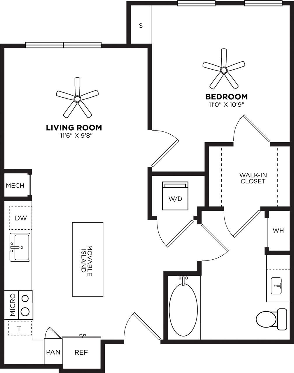 A7 No Balcony floorplan