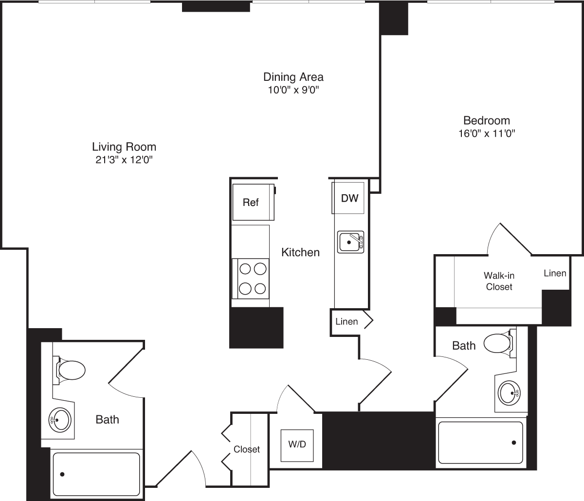 Residence, Floors 21F-36F