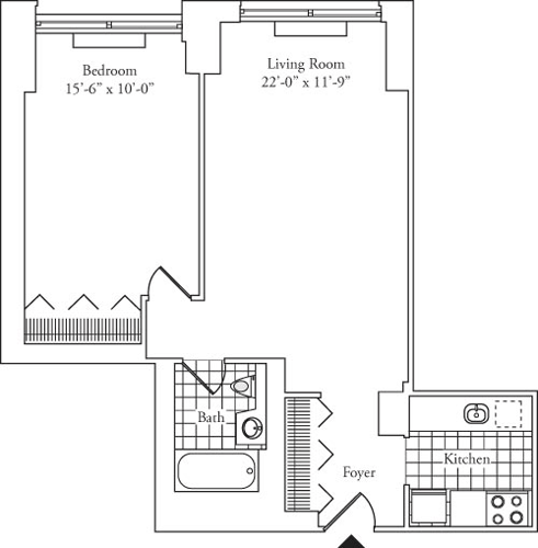 Residence T, floors 5-17