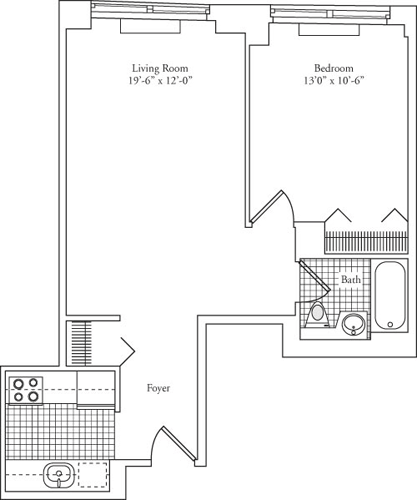 Residence V, floors 4-17