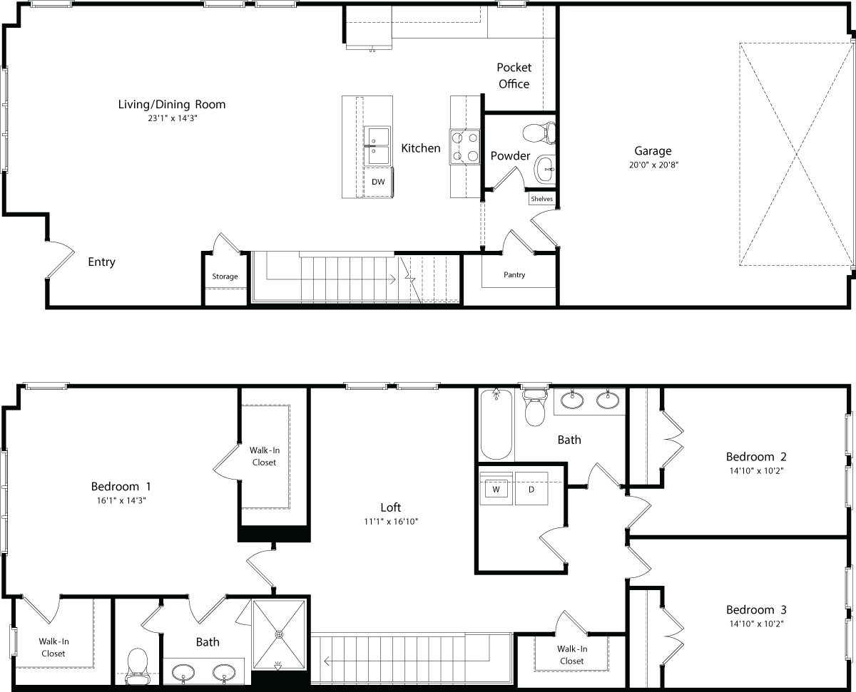 Sallie floorplan