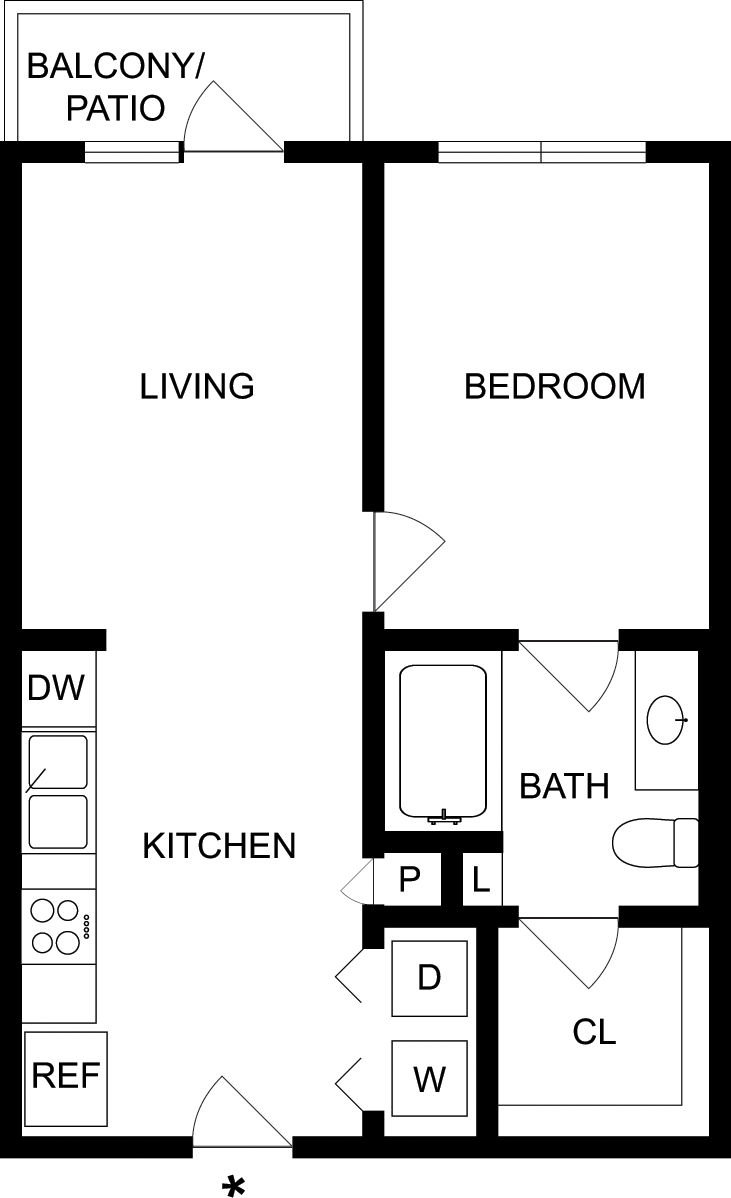 A1B floor plan