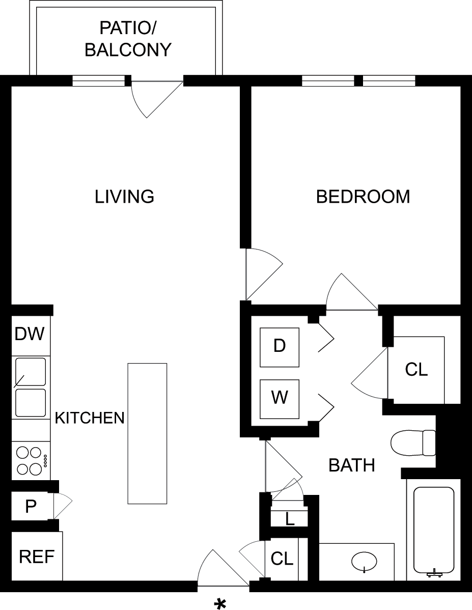 A1E floor plan