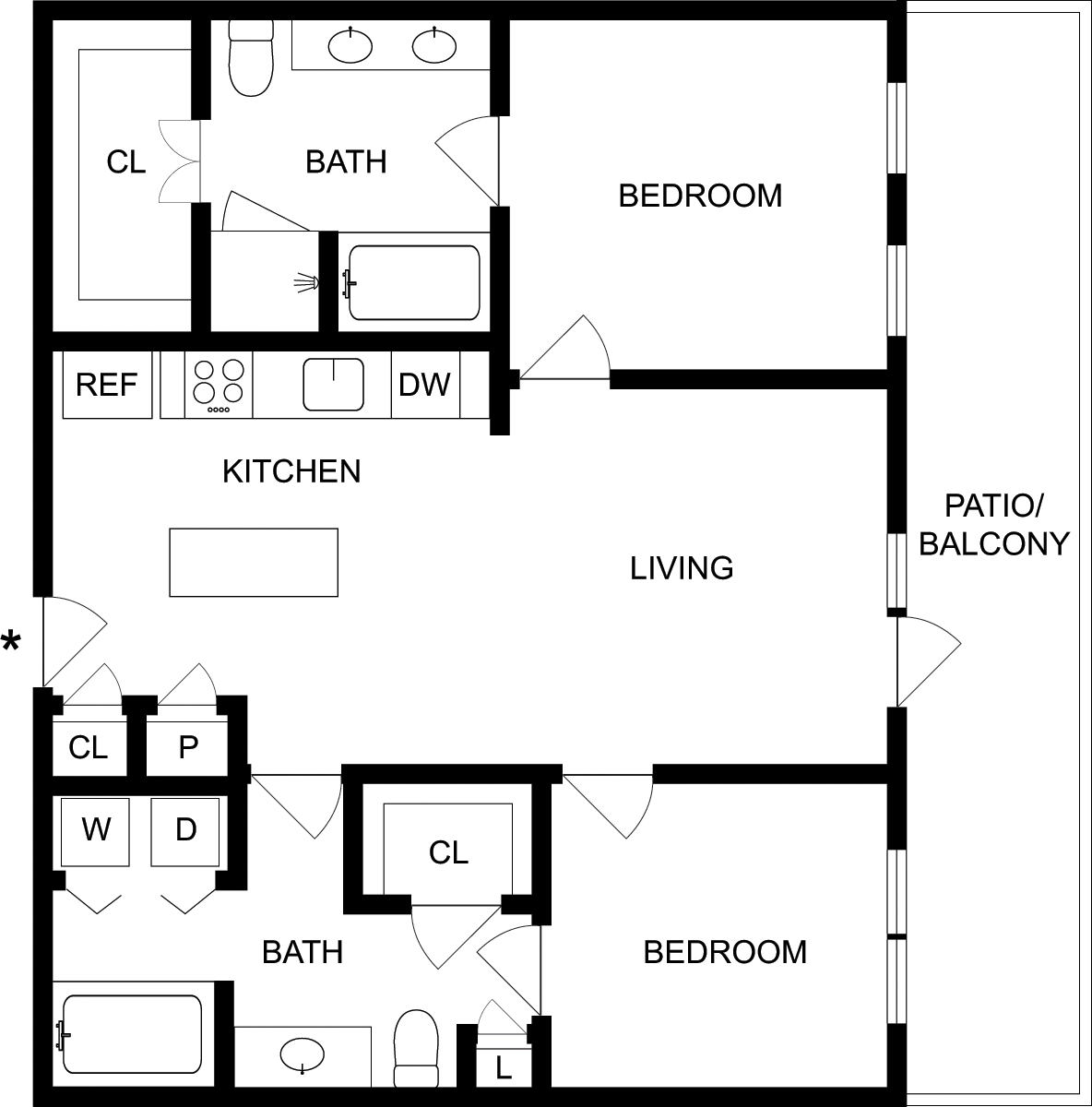 B2F floor plan