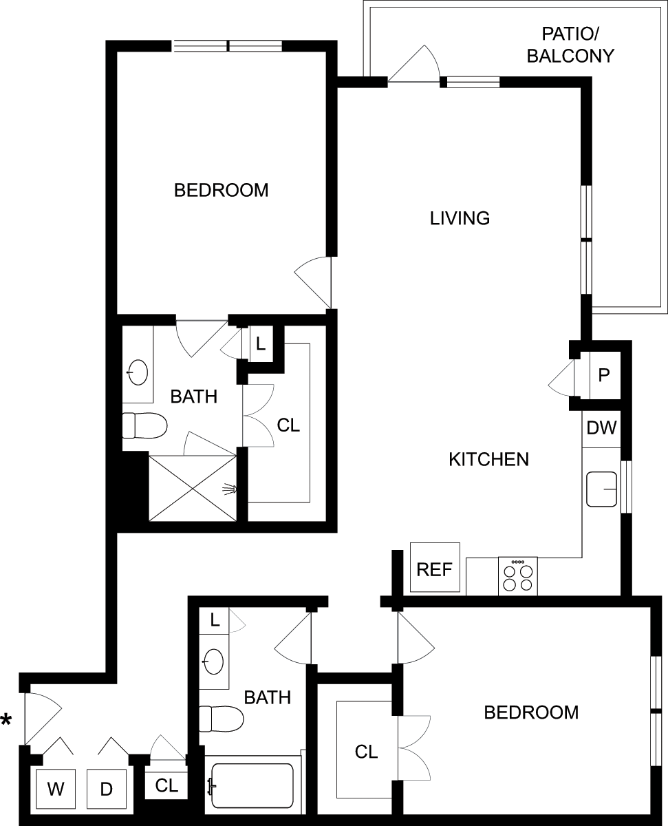 B2I floor plan