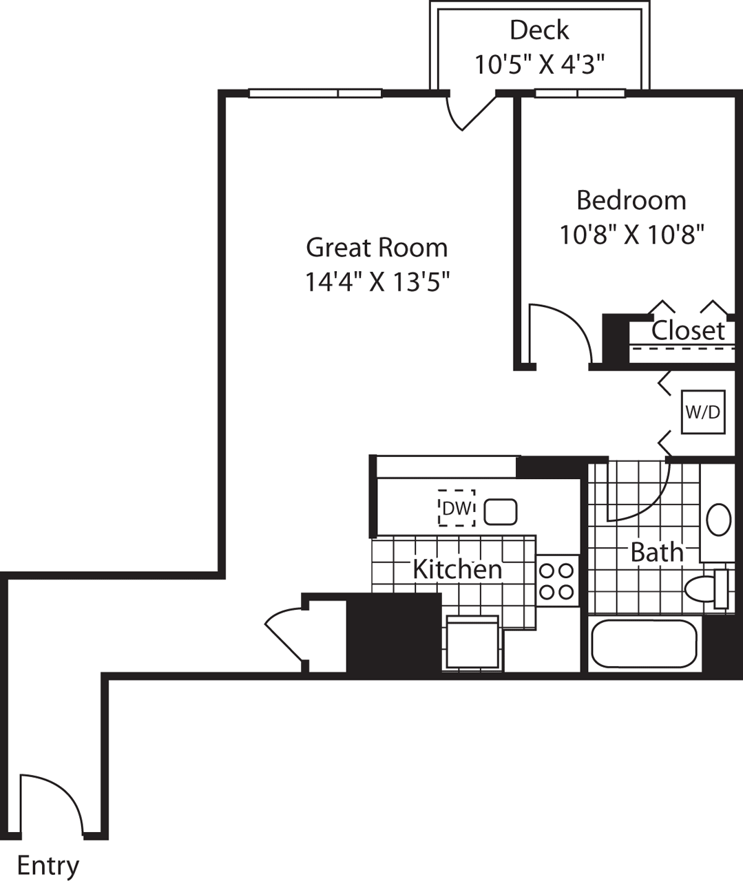 1 Bedroom SE - 305